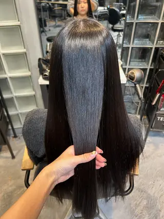 ロング おがわ まなのヘアスタイル