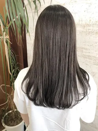 ロング カラー ケアブリーチ /髪質 改善/古橋圭史郎のヘアスタイル
