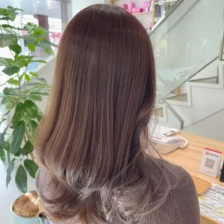 セミロング カラー これた🧸ヘアメ職人 ♡髪質改善♡カラーのヘアスタイル