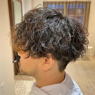 ショート パーマ メンズ 【メンズ特化】 ツツイリュウノスケのヘアスタイル