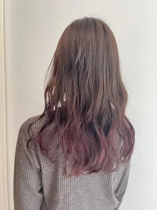 セミロング コトネ🫧 韓国風レイヤーカットのヘアスタイル