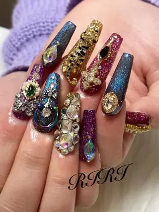 ネイル riri オーナーのネイルデザイン