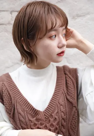 ショート カラー ショートヘア特化 似合せが得意🤩のヘアスタイル