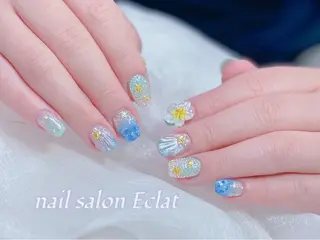 ネイル ネイルサロンエクラ 🫧Shizukaのネイルデザイン