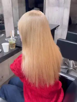 ロング カラー 心斎橋ハイトーン特化 midori🍀のヘアスタイル