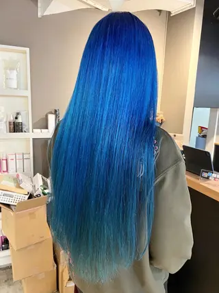 ロング カラー daiki 原宿のヘアスタイル