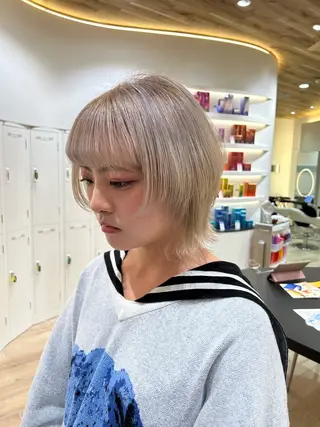 ショート カラー ナチュラル艶カラー 🤎maoのヘアスタイル