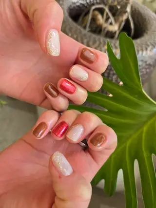 ショート yjunail所属・ユジュネイル ゆじゅねいるのネイルデザイン