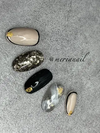 ミディアム カラー ネイル アイブロウ INFINITY所属・INFINITY nailのネイルデザイン