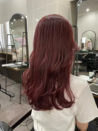 セミロング カラー レイヤー/艶カラー 🫧守利のヘアスタイル