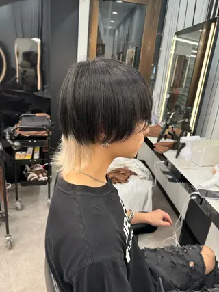 カラー メンズ ZYNX所属・MAHIRO/複雑 履歴/ハイトーンのヘアスタイル