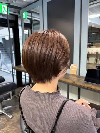 ショート ユイカ🐮暖色カラー / 再現スタイルのヘアスタイル
