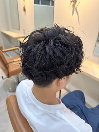 パーマ メンズ 櫻井 サクラのヘアスタイル
