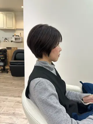 ショート GIFT所属・橋本叶夢/ ショートヘア/透け感のヘアスタイル