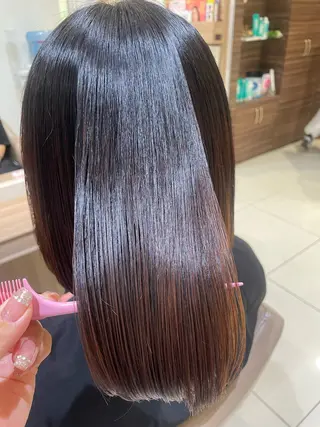 ショート パーマ 韓国ヘアメイク🎀/ 縮毛矯正✨山本媛香のヘアスタイル