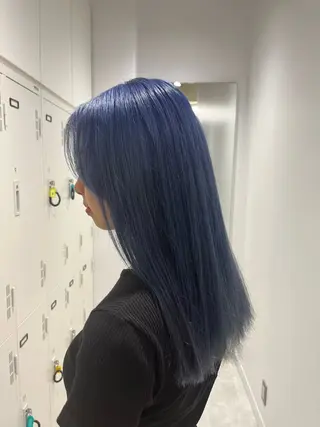 セミロング カラー 森龍馬 メンズ専門美容師のヘアスタイル