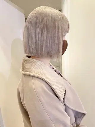 ミディアム ハイトーン/ブリーチ 🎀/𝑵𝒐𝒆のヘアスタイル