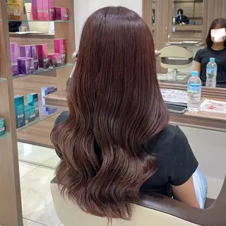 ロング カラー 𓍯暖色/韓国風 田中沙羅‎𓍯のヘアスタイル