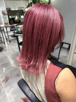 セミロング カラー 篠崎 佑季のヘアスタイル