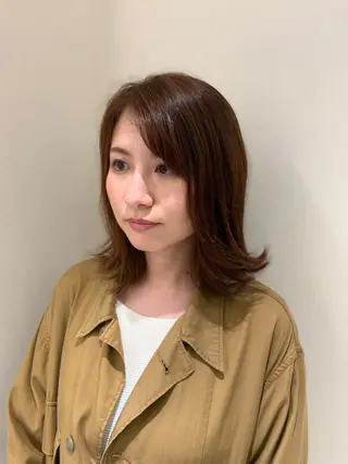 ミディアム ⭐️💛骨格を診断 髪質改善◎RIKIのヘアスタイル