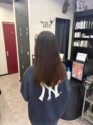 ロング 友滝 真菜美のヘアスタイル