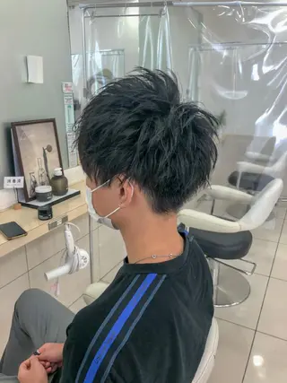 メンズ メンズパーマ特化 👑店長👑間宮👑のヘアスタイル