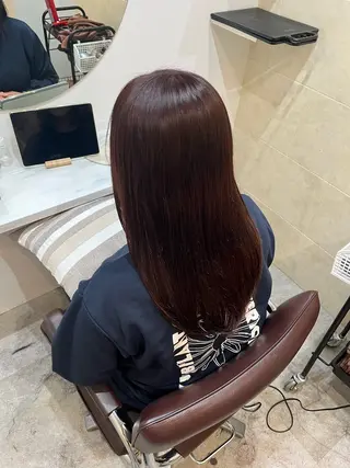 セミロング カラー 【髪質改善　艶髪】 布川　莉穂のヘアスタイル