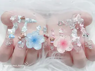 ネイル MoMoA Nail ネイル長さ出し専門店のネイルデザイン