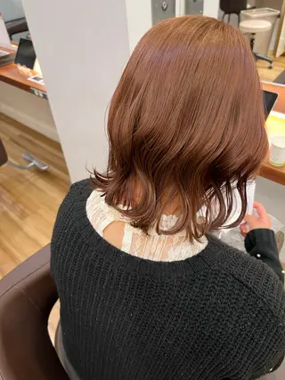 ミディアム カラー しみず さくら🌸のヘアスタイル