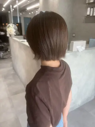 ショート カラー rawr hair rim所属・Rawr hair Rim店長 栗原柊のヘアスタイル
