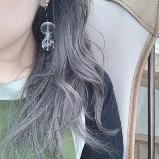 カラー 嶋村夏実🌼レイヤー 🌸白髪ぼかしのヘアスタイル