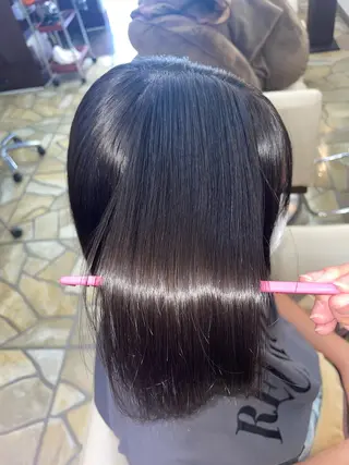 ミディアム 奈良/生駒/髪質改善 FEEL/マコのヘアスタイル