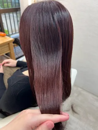 セミロング 艶カラー/レイヤー Mio🌸のヘアスタイル