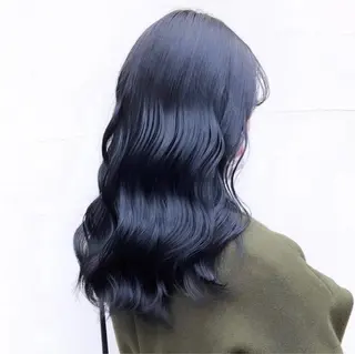 セミロング カラー ヘアアレンジ ❤️カラー得意 🧡松浦睦樹❤️のヘアスタイル