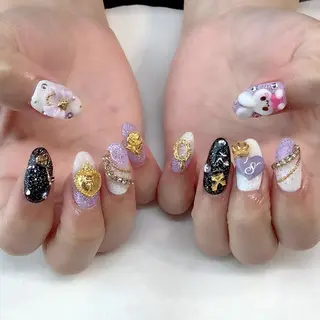 ネイル 💎🐰 saki. m 🐰💎のネイルデザイン