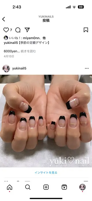 ネイル yuki♡nail 光が丘駅7分のネイルデザイン