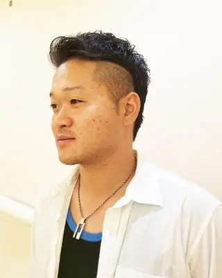 メンズ ショート EMANON名古屋所属・美谷添（ミヤゾエ） まどか大人ヘアサロンのヘアスタイル