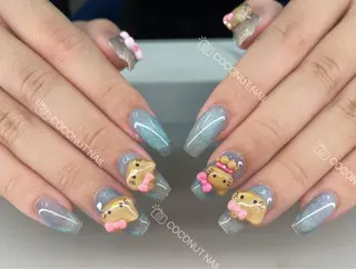 ネイル 神田 ココナッツのネイルデザイン