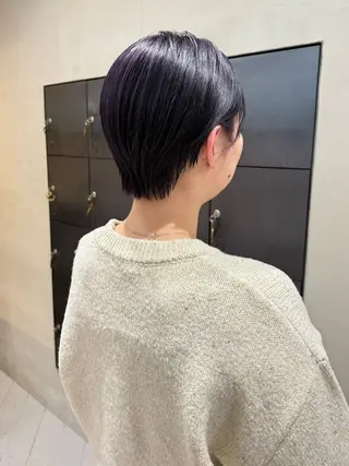 ショート カラー ICI大須/栄/ 上前津/大野稚央のヘアスタイル