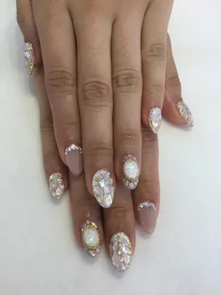 ネイル 💎🐰 saki. m 🐰💎のネイルデザイン