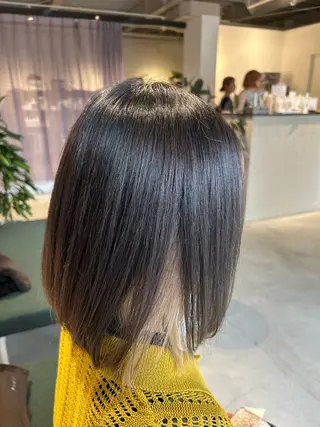 ミディアム 津山 優真のヘアスタイル