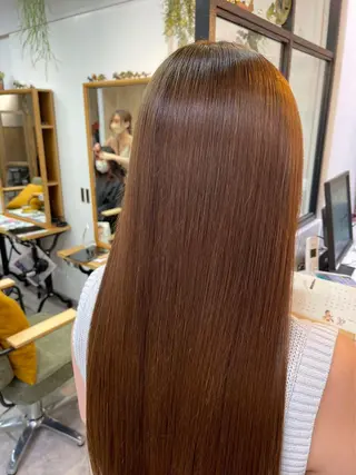 ロング カラー 艶カラー/縮毛矯正/ ケア/アレンジ/桜悠のヘアスタイル