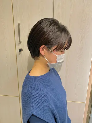 ショート ハイトーン×似合わせ 🌱中川慎之介のヘアスタイル