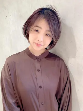 ショート 🌹ハッシュカット、 レイヤー韓国ヘア🌹のヘアスタイル