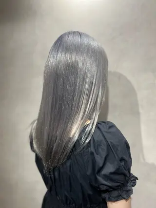 セミロング hair salon mei 十条【メイ】所属・十条/カラー 「yuya」のヘアスタイル