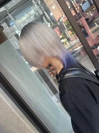 ミディアム カラー ブリーチ人気No.1 MANATO🎨🌈のヘアスタイル