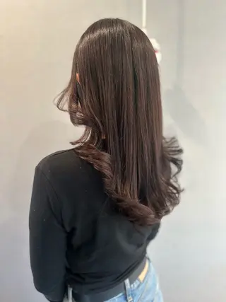 ロング カラー K Harukaのヘアスタイル