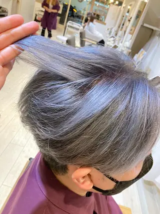 ミディアム カラー メンズ メンズ特化美容師 🐈‍⬛RUNAのヘアスタイル