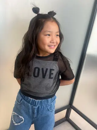 ロング キッズ 宮永 智香のヘアスタイル