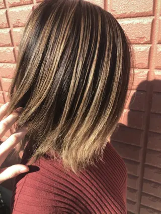 ミディアム La fith 店長 城谷颯人のヘアスタイル